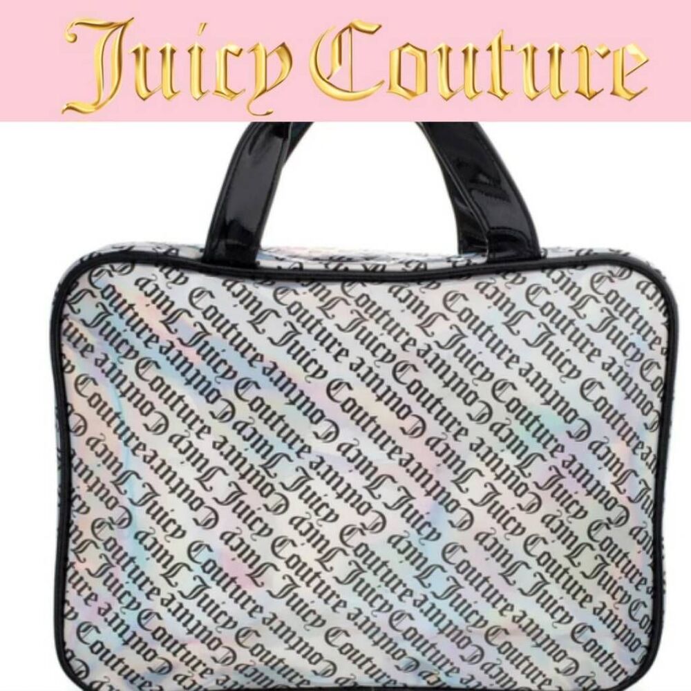 Juicy Couture Logo Weekender Cosmetic Bag - Picture 1 of 5